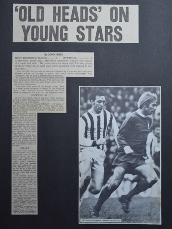 Press report from Adrian Killen's scrapbook